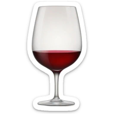 Verre de vin rouge sticker