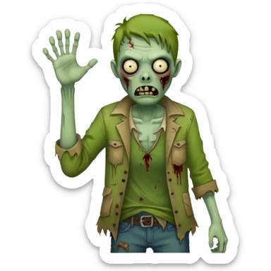 Faça um zumbi sticker