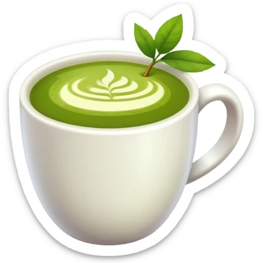 Matcha sticker