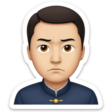 A soul lost in the tumultuous dance between the mighty shadow of imperialism and the fierce heartbeat of Chinese nationalism, torn between the weight of history and the hope for a future yet to be forged. sticker