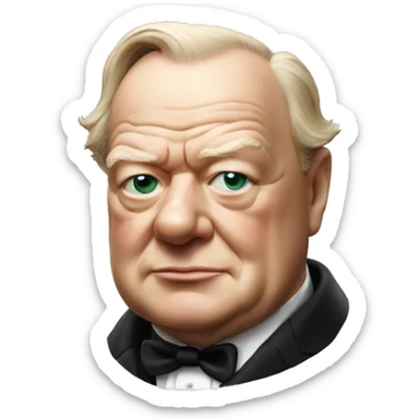 Winston Churchill sticker