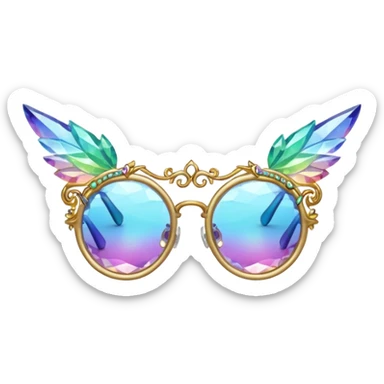 glasses with fae sticker
