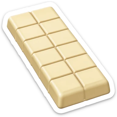 white chocolate bar 🍫  sticker