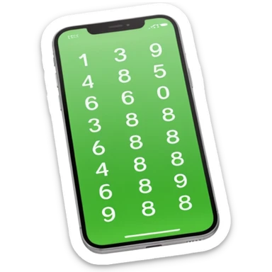 phone number sticker