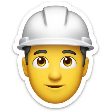 arquitecta con casco blanco  sticker