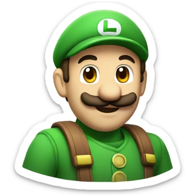 Luigi sticker