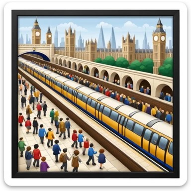 London underground sticker