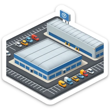toyota Distribution centre sticker
