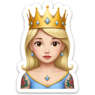 Tattooed princesses sticker