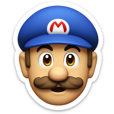 mario shhhh sticker