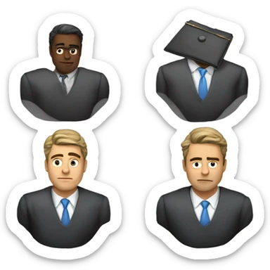 Lawer didn’t sleep 2 days because worked sticker