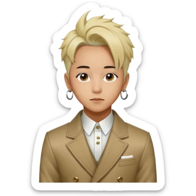 idol G-Dragon Bigbang group sticker