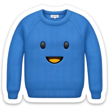 knitted garment sticker