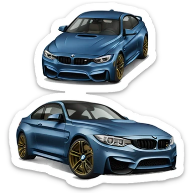 bmw m4 emoji  sticker