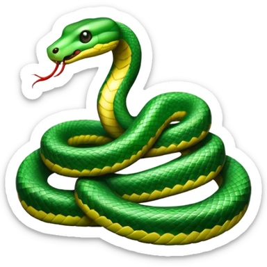 Snake sticker