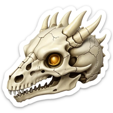 Boneknapper-Skeleton-Skull-dragon sticker