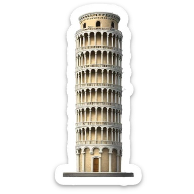 Pisa tower sticker