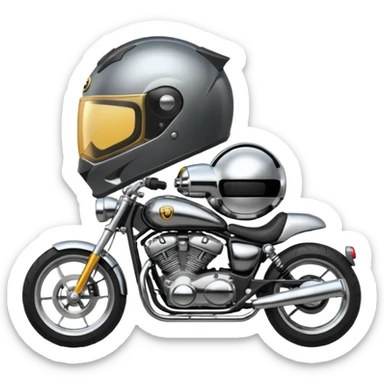 CASCO y MOTO sticker