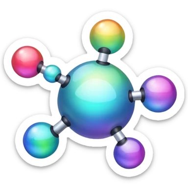 molecules sticker