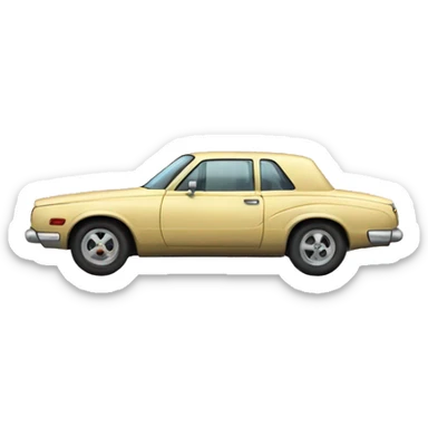 Old money car sticker