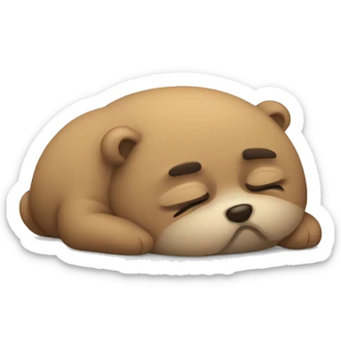 sleepy sticker
