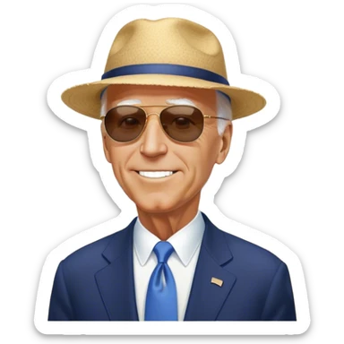 Biden beach sticker