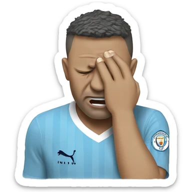 Manchester city fan crying sticker
