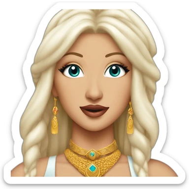 christina aguilera Aladdin sticker