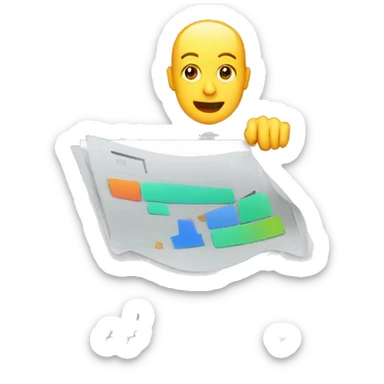 Laptop screen with bad metrics sticker