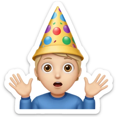 emoji sorprendida evento sticker