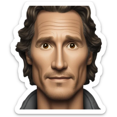 Matthew McConaughey Interstellar sticker