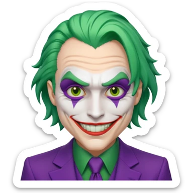 the joker from the dark knight sticker