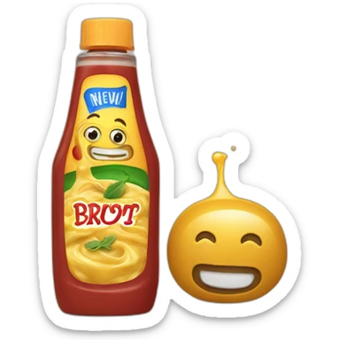 Squeeze Sauce Bottle sticker