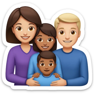 Eigene Familienbild sticker