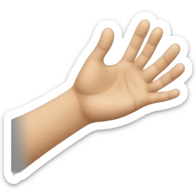 Une personne qui se frotte les mains  sticker