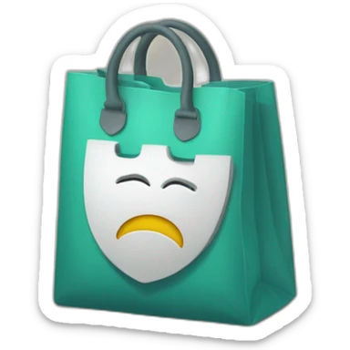 Ladron enmascarado y con una bolsa de dinero  sticker