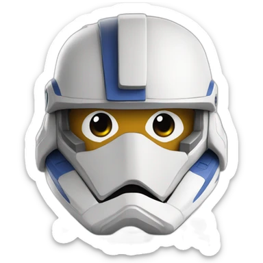 star wads commander rex sticker