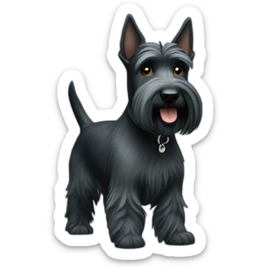 scottish-terrier-dog-walking sticker