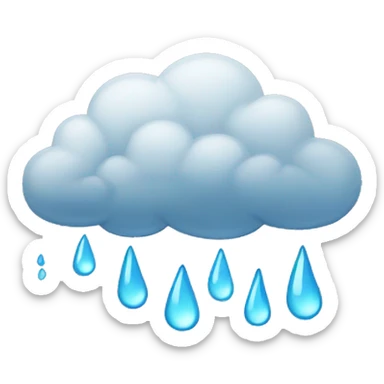 RAIN CLOUDS sticker