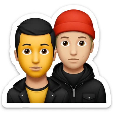 twenty one pilots band sticker