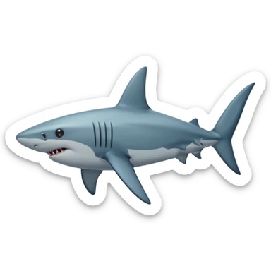 Requin avec une étoile dans 1 oeil sticker