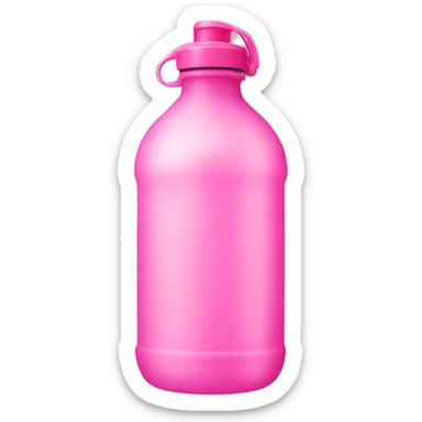 pink water bottle  sticker