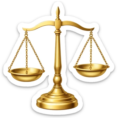 scales if justice sticker