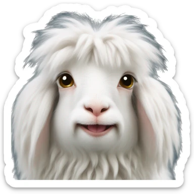  Angora goat , cape, south africa sticker