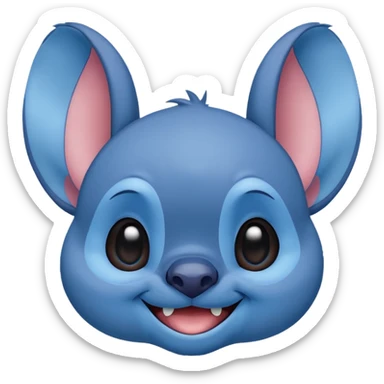 Stitch from lilo and stitch sticker