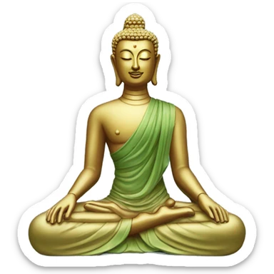 buddha d'émeraude sticker