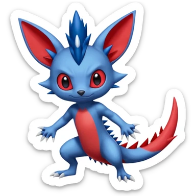 Scizor-Stitch-Sneasel-fusion (full body) sticker