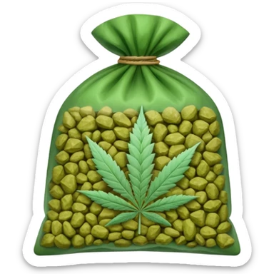 Weed pound baggie  sticker