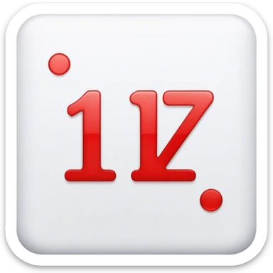 CON LOS NUMEROS FORMANDO ESTA SUMA 1+1= EN COLOR BLANCO Y EL RESULTADO QUE ES 3 DE COLOR ROJO sticker