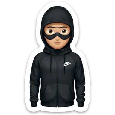 White person wearing a Nike Tex with hood and ski mask co all black and https://encrypted-tbn0.gstatic.com/images?q=tbn:ANd9GcTQEV3H5Fpq8Dp-ki2RTwgbdHqMsKZzDtarA9ywqiFzKVKjxdLc5Fq9yDOax7-XC4trueI2pFuItpqM_TVrGODdDG5la_rbm9lB8utSLKXm&s=10 sticker